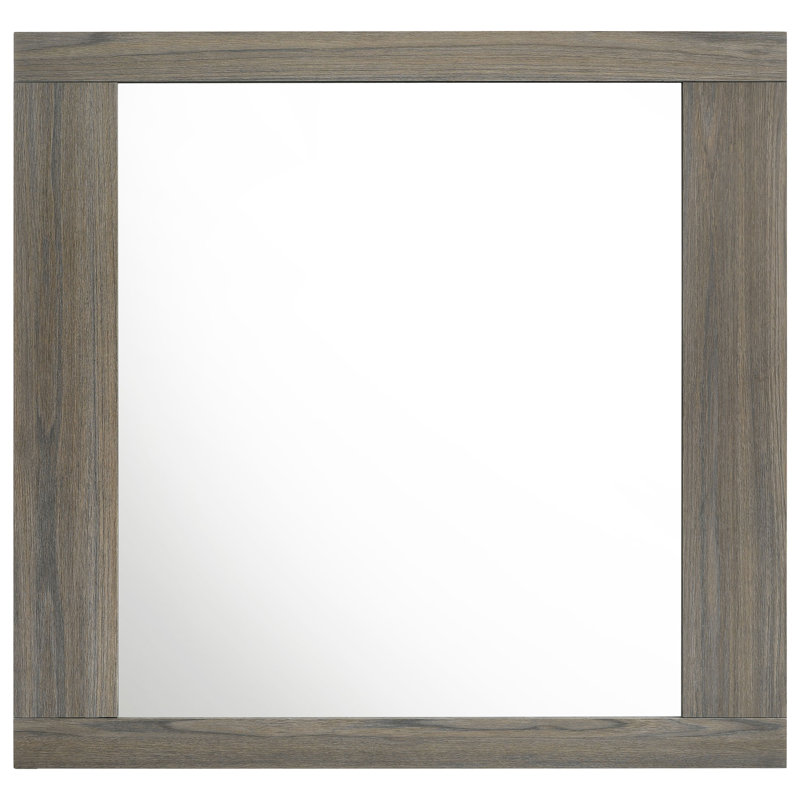 Litchfield Dresser Mirror Grey Oak