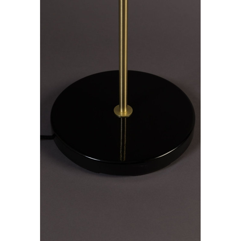Eclipse 51'' Task Floor Lamp, Brass/Black, Black