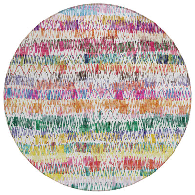 Malchow Washable Chevron Indoor / Outdoor Rug