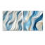 Crandale - Ensemble de 2 peintures murales abstraites en acrylique-103924709