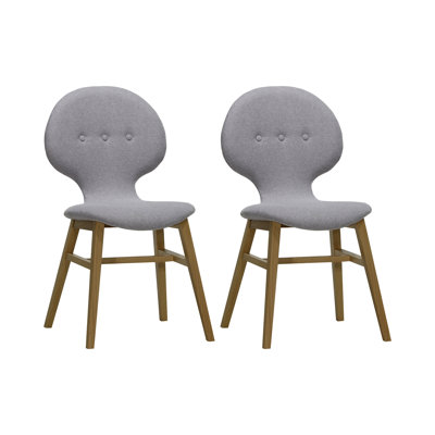 Mcgraw Tufted Fabric Upholstered Dining Chair