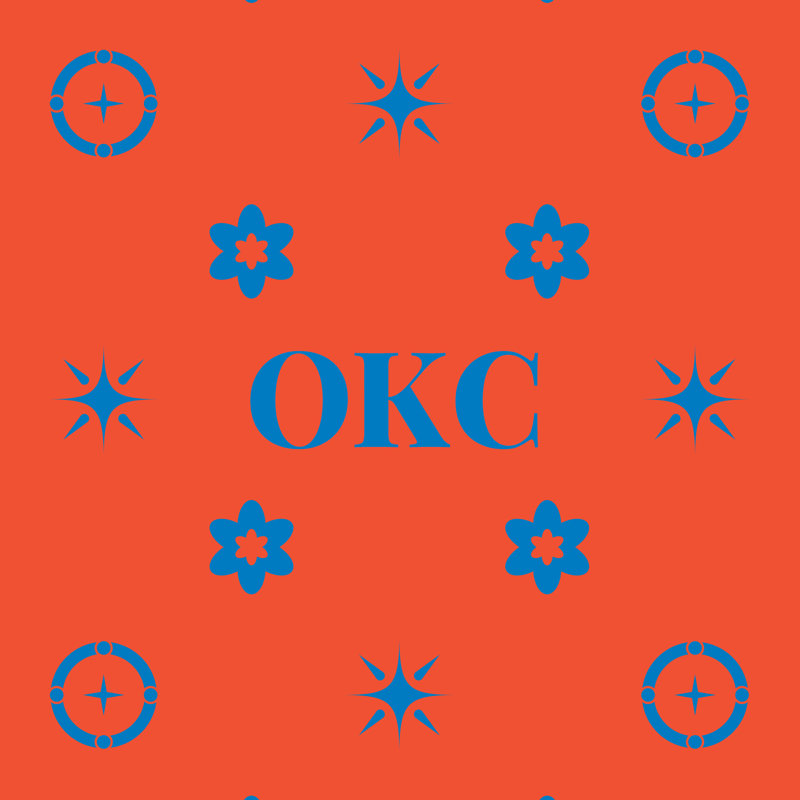 Oreiller pour le corps en microfibre Oklahoma City Basketball 20 po x 54 po, Bleu / Orange / Jaune