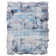 Abstract Area Rug in Blue