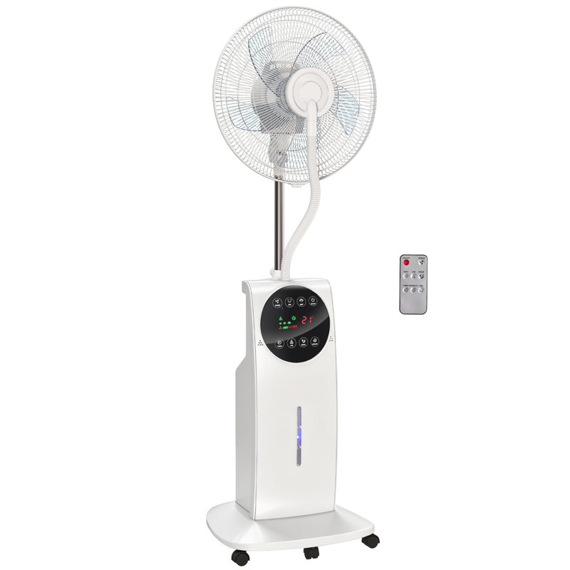 Pedestal Fan with Water Mist Spray