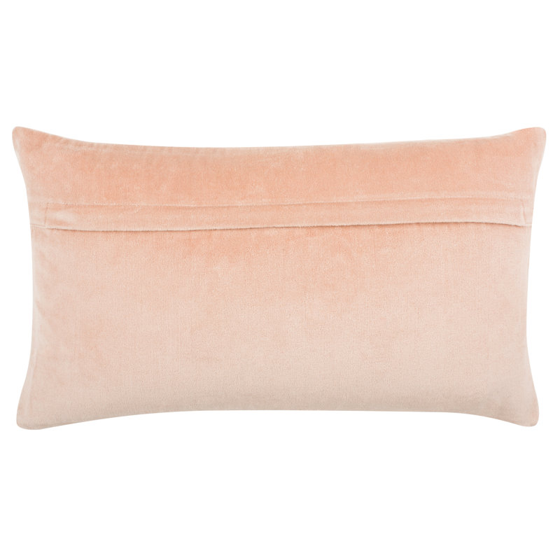 Blush Pink Embroidered Moroccan Throw Pillow