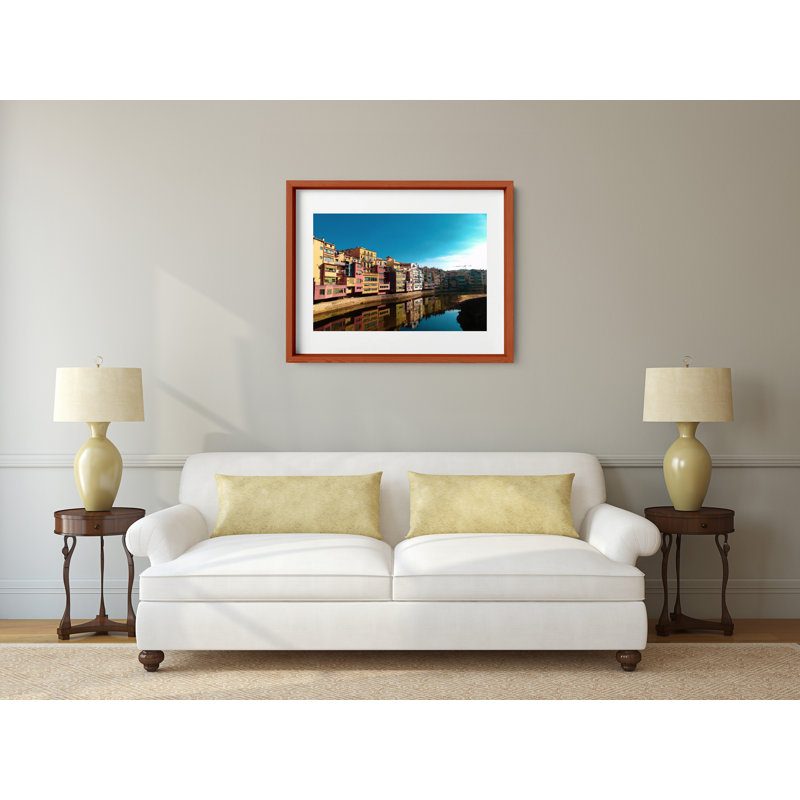 Casa Masó Print by Joseph Regan, 26" H x 36" W x 0.75" D, Cherry