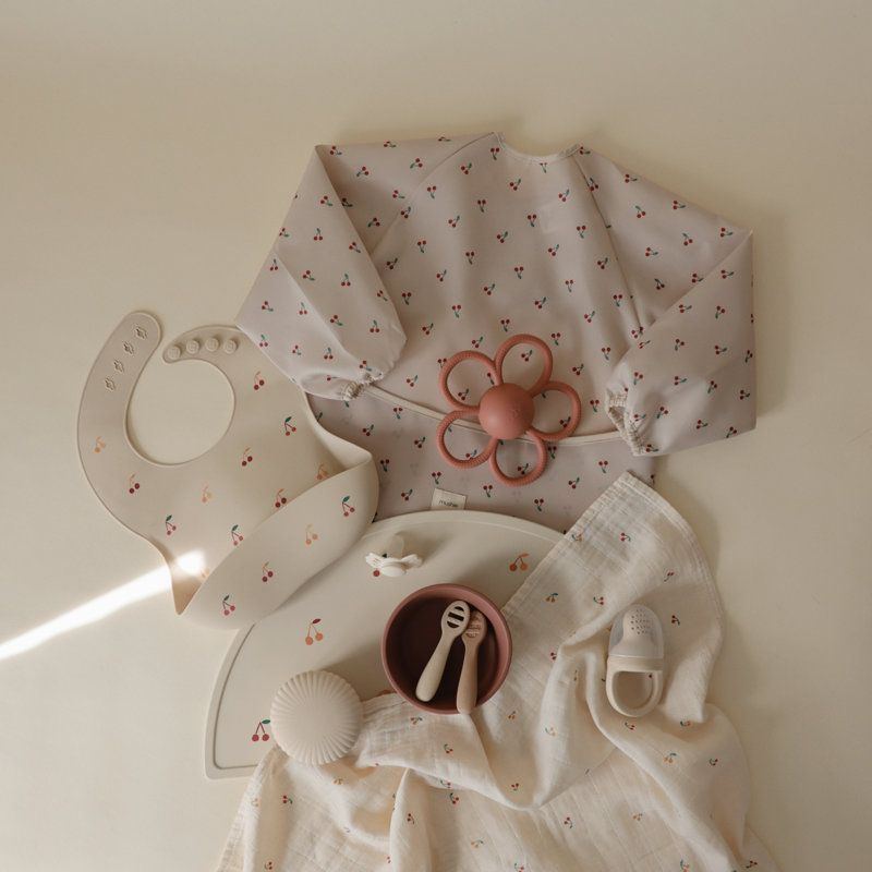 Muslin Swaddle Blanket, Cherries