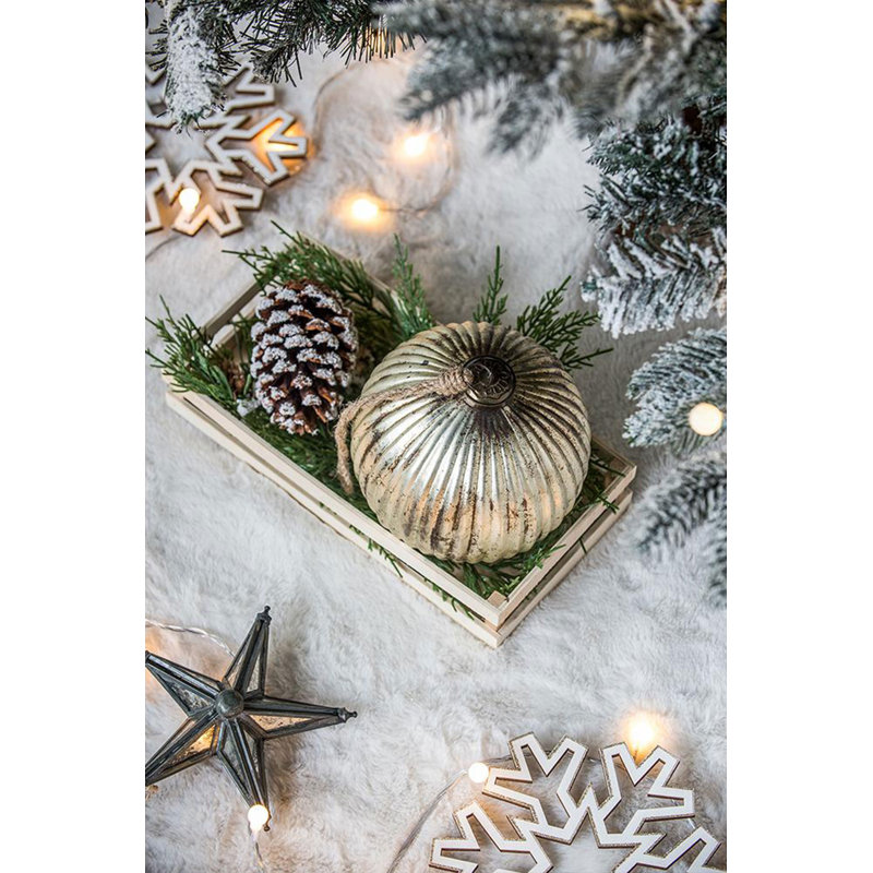 Boules de Noël en verre au mercure Gorney D6 "