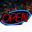 Addalin LED Open Sign Neon Light Wall Sign