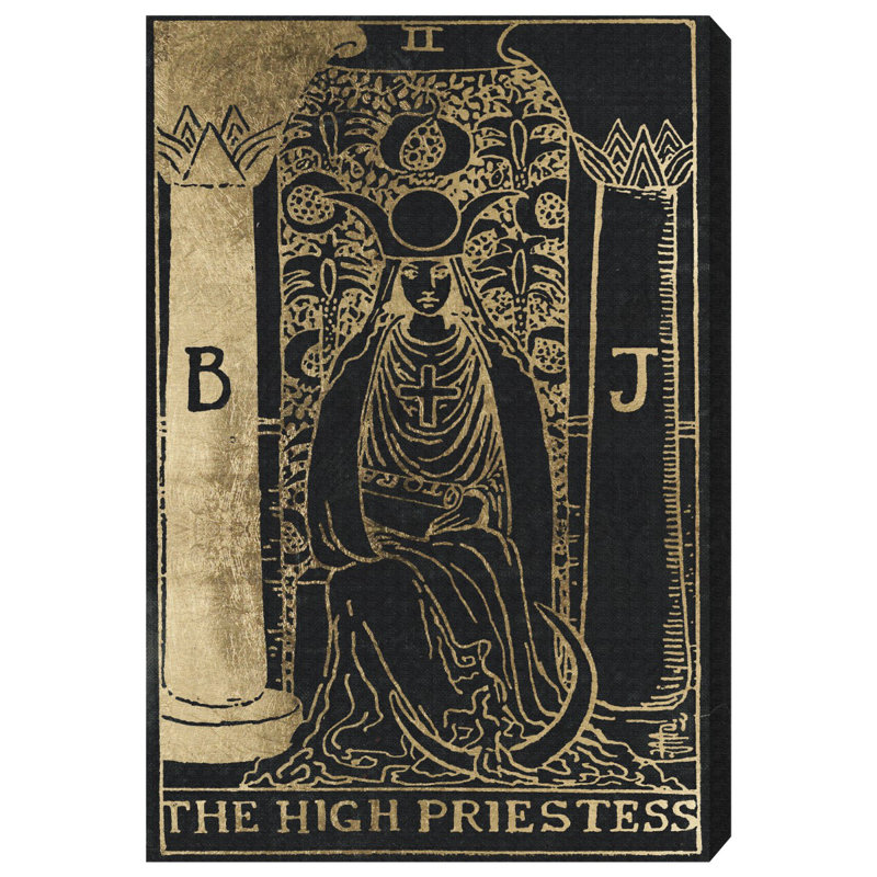 «The High Priestess Tarot», impression sur toile tendue, H 45 po x l 30 po