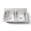 Verse Top-Mount Double-Equal Bowl Kitchen Sink with Single Faucet Hole-949910949