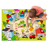 Caislin Vinyl Machine Printed 120cm X 170cm Area Rug