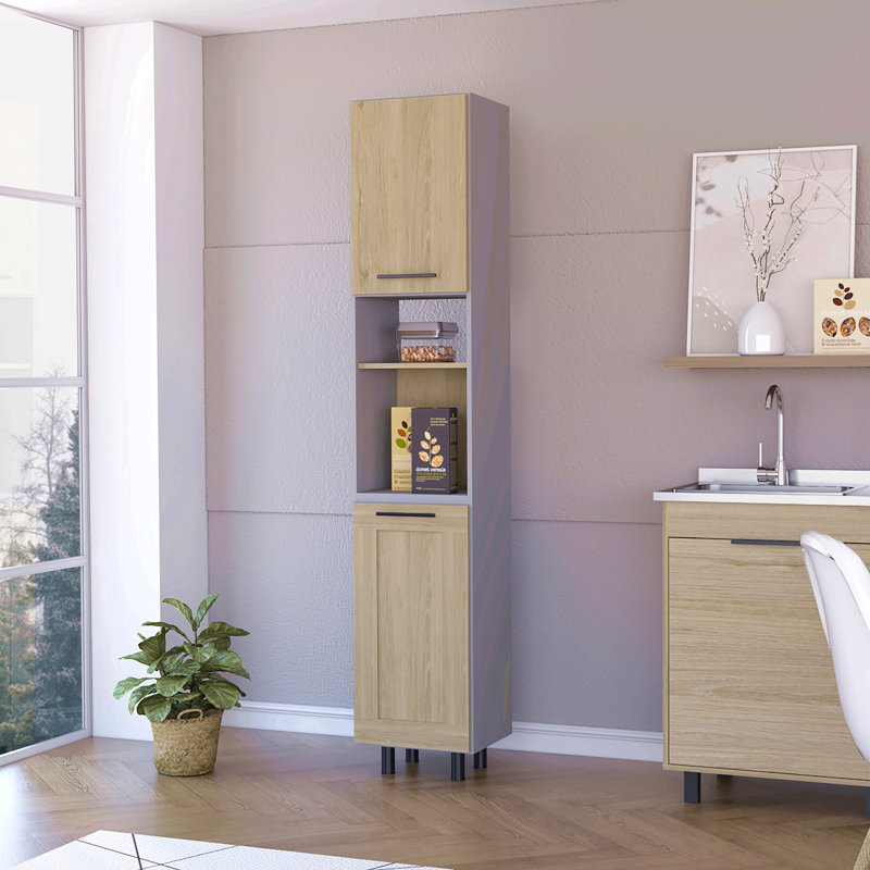 Kitchen Pantry, Six Shelves, Double Door
