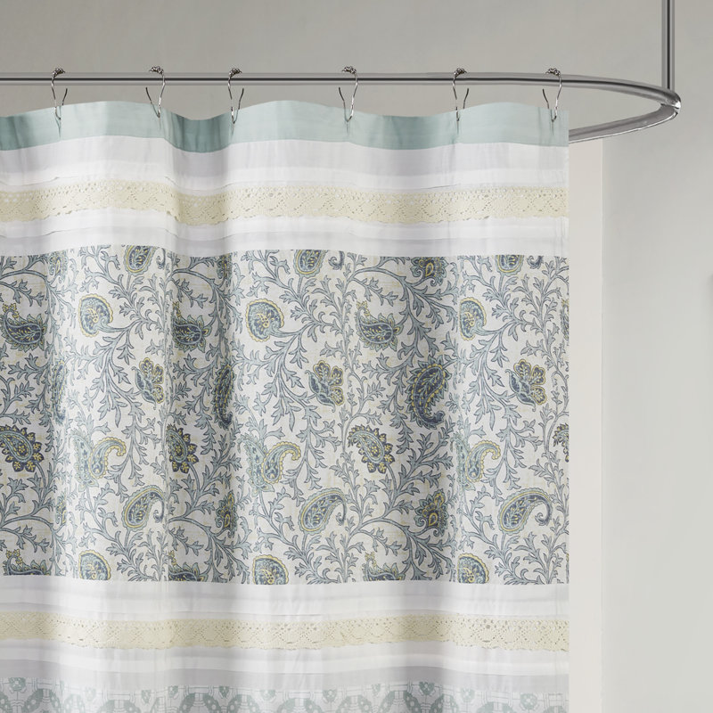 Rideau de douche Dawn, Turquoise