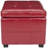 Graysie Faux Leather Ottoman-1421516753