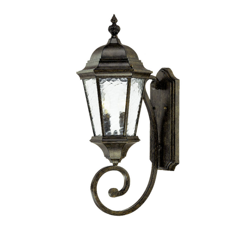 Brook Lane Wall Light, Black Coral