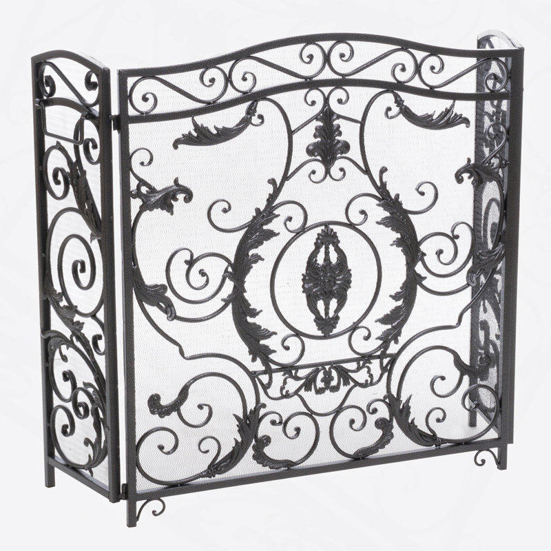 Fireplace Screen, Silver