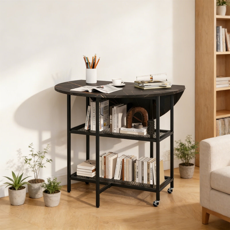 Round Metal Base Dining Table