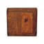 Solid Wood Floating Nightstand with 2 Drawers
