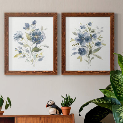 Linen Botanical I - Ensemble de 2 reproductions d'art
