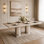 Marin Extendable Rectangular Dining Table - Greige