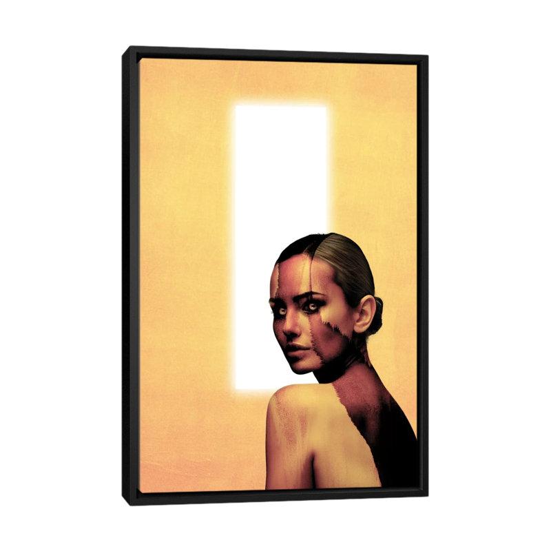"Zealot" par Adam Priester, impression sur toile, H 26 po x l 18 po x P 1,5 po, Toile avec cadre noir, Pas de tapis