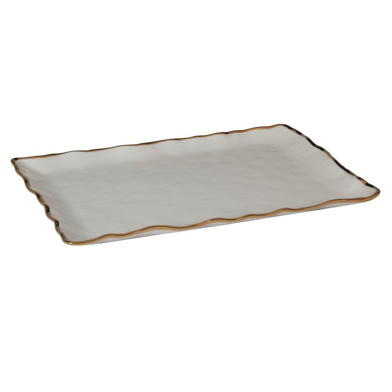 Regency Gold Rectangular Platter 16in