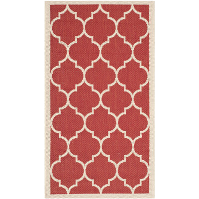 Kerns Geometric Hand Woven Indoor / Outdoor Area Rug
