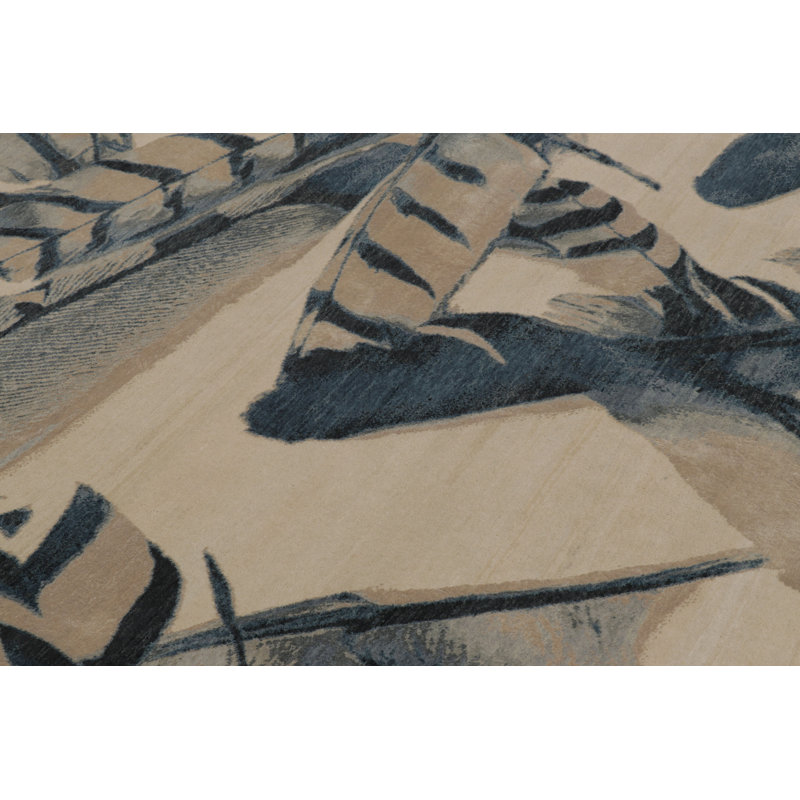 Modern One-of-a-Kind 9'0X12'0 Hand Knotted Area Rug