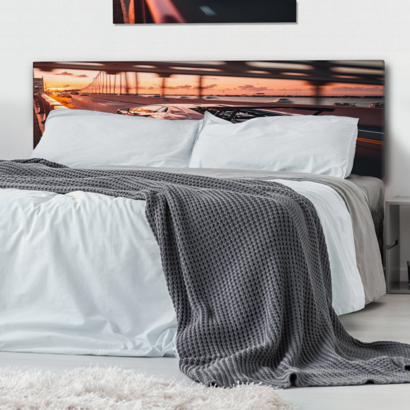 Tête de lit tapissier Kobain, Très grand