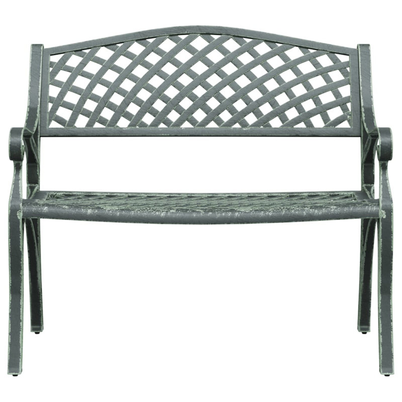 Abiah Outdoor Bench, Green