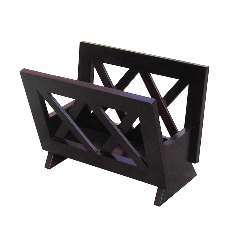 Porte-magazine contemporain, Noir