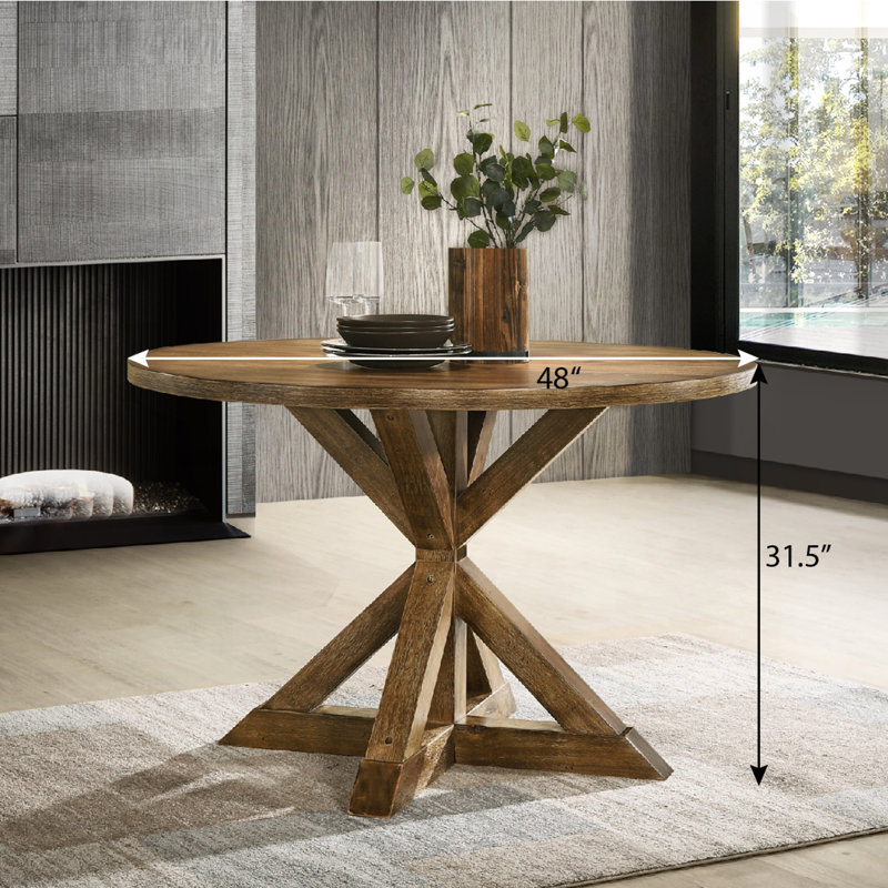 Table de salle à manger Windvale, Brun