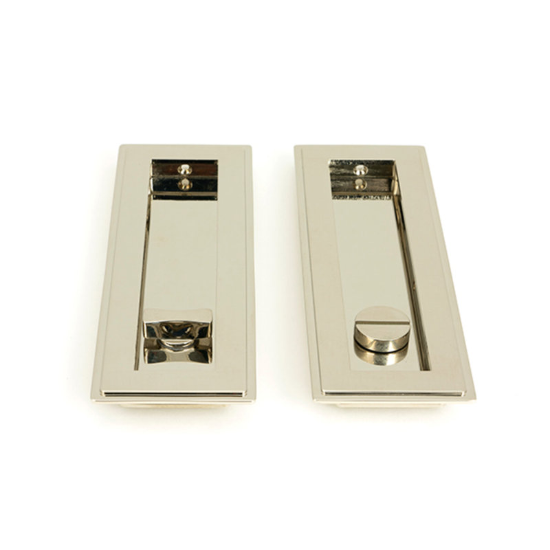 Door Accessory, 17.5cm H x 6cm W x 1.3cm D, Polished Nickel