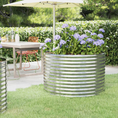 Andressa Garden Raised Bed Powder-coated Steel 100x100x68 cm