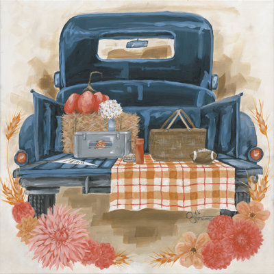 «Autumn Picnic on Canvas» par Hollihocks, reproduction d'art