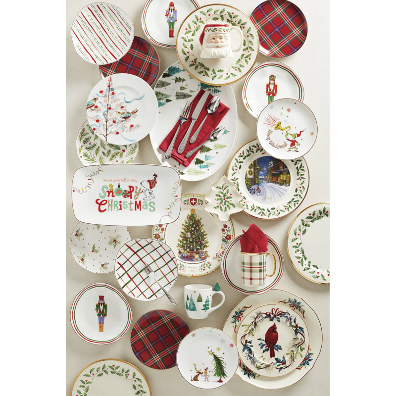 Holiday Salad Plates, Set Of 4