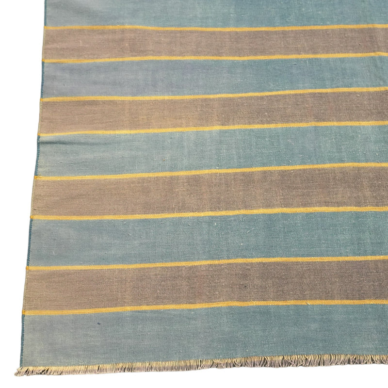 Dhurrie One-of-a-Kind Rectangle 8'10" X 9'7" Area Rug