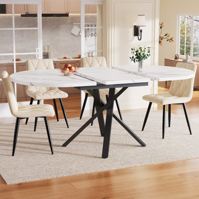 Dining Table with Steel Base