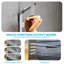 Shower Panel Tower System, Shower Trim Kit, Rainfall Waterfall Shower Head With Handheld, 2 Body Jets