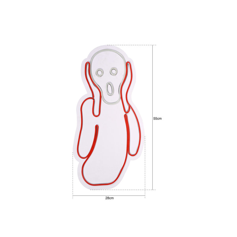 Bande d'éclairage à DEL flexible au néon, vert, 11,0 x 21,7 x 1,2 pouces | IP67 imperméable, modèle en mousse de PVC, adaptateur 12V 4A | 570 lumens, 3200K | Parfait pour la décoration intérieure, les fêtes et les événements - Conception écoénergétique