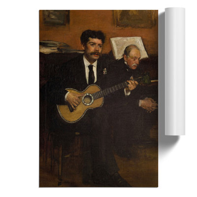 Musicians by Edgar Degas - Frameless Print