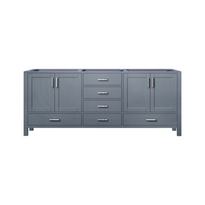 Dark Grey Double Bath Vanity 80 In. W X 22 In. D