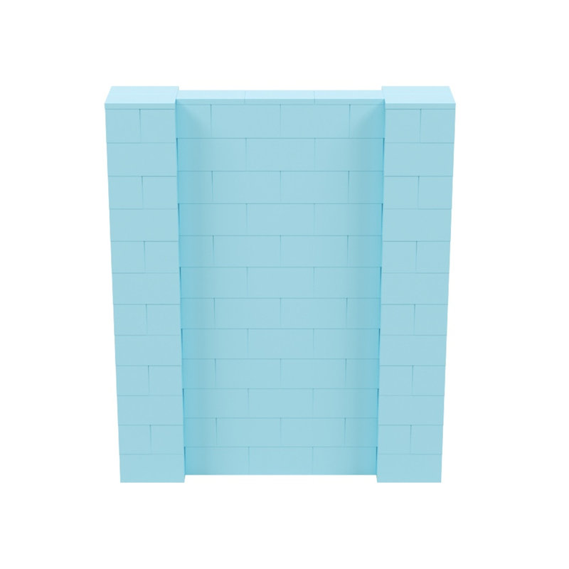 Cloison 1 panneau autoportante, H 72 po x l 60 po x P 12 po, Bleu clair