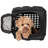 Pet Life Circular Shelled Perforate Lightweight Collapsible Military Grade Transporter Pet Carrier-27307348
