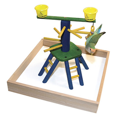 Pyramide de jeux en bois acrobird enfant