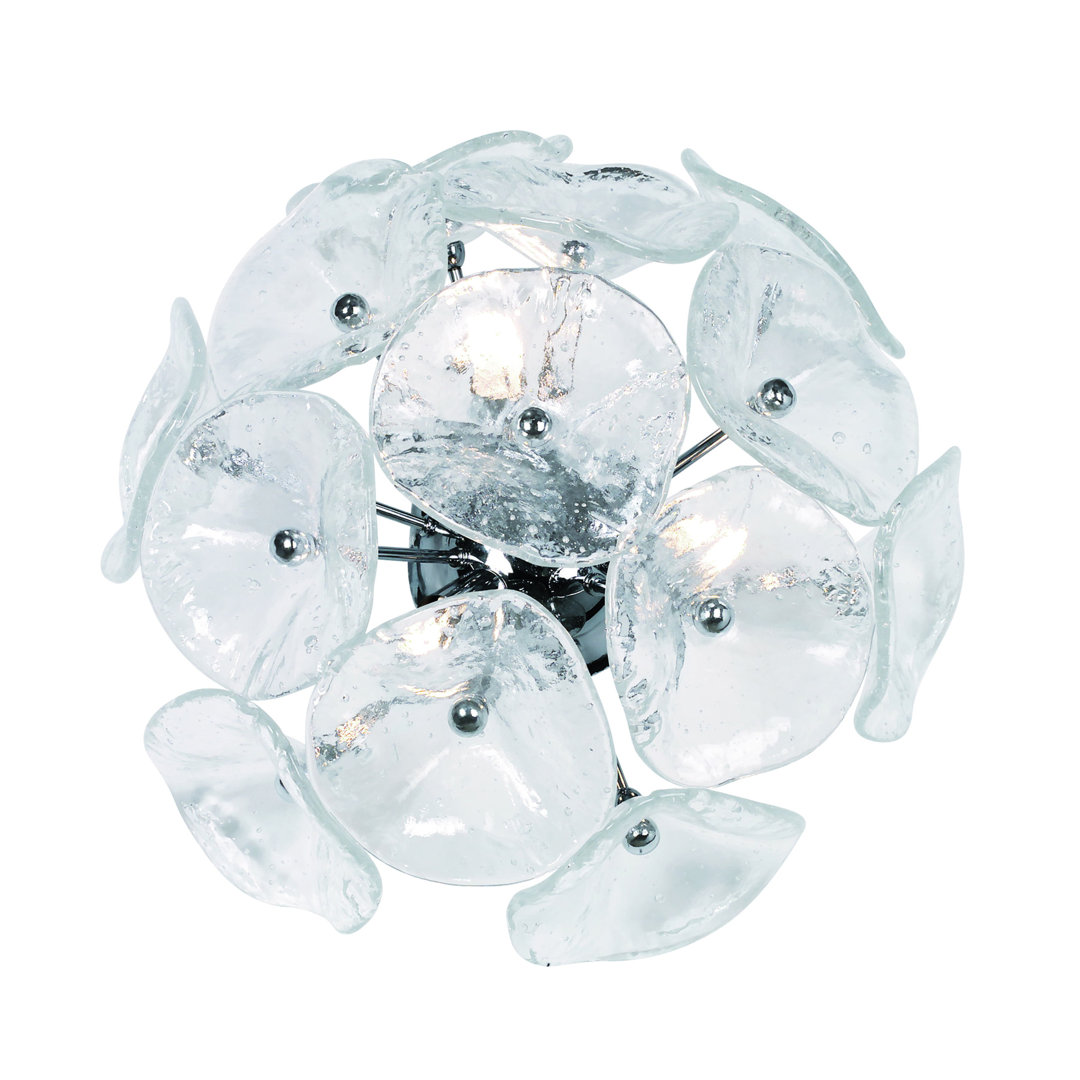 Asherton 3 - Light Dimmable Flush Mount Bungalow Rose Shade 
