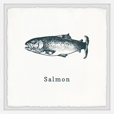 Tott And Eling Salmon And Tuna C by Marmont Hill - Single Picture Frame Print