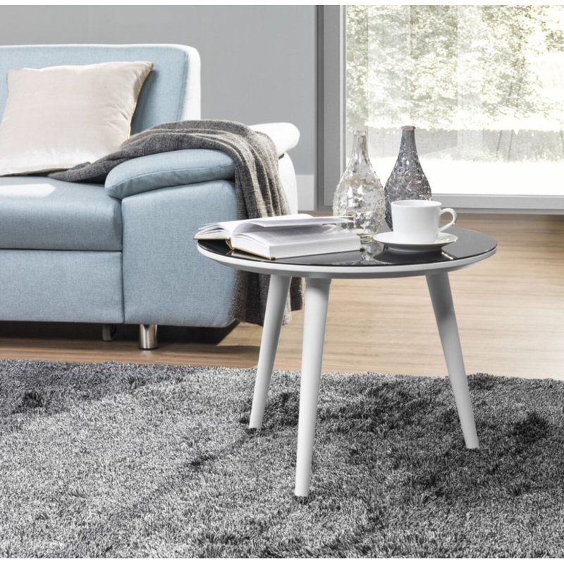 Pena Glass Top End Table
