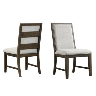 Solid Wood Dining Chair , Gray - Sleek And Cool Style, Comfortable Foam, Legs Chairs Of 2 Hipster, Padding, Frame
